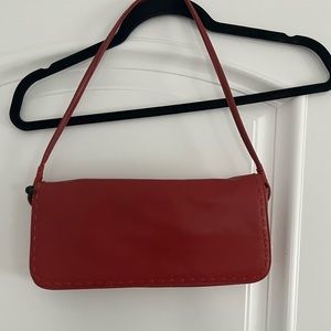 Red Leather Bag NEW